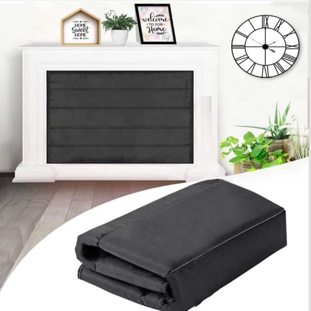 New Black‎ Fireplace Blanket - 39x32